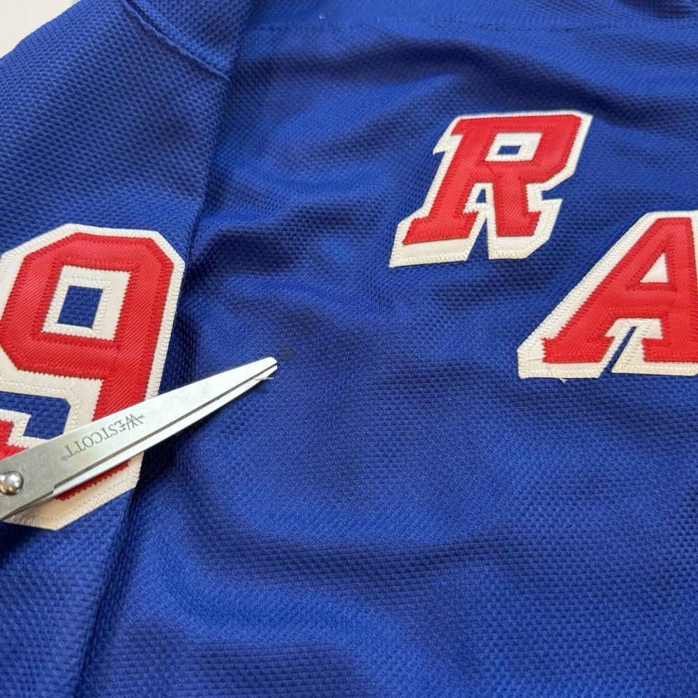 Vintage New York Rangers Jersey Mens 52 Blue Wayne Gretzky NHL Hockey Canada - Picture 2 of 10